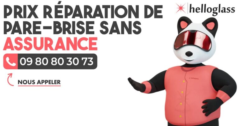 Réparer un pare-brise sans assurance à quel prix ?