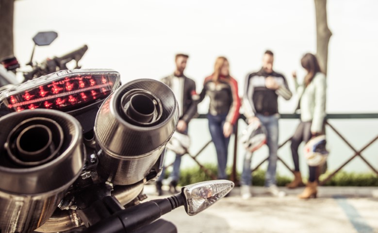 Échappement moto